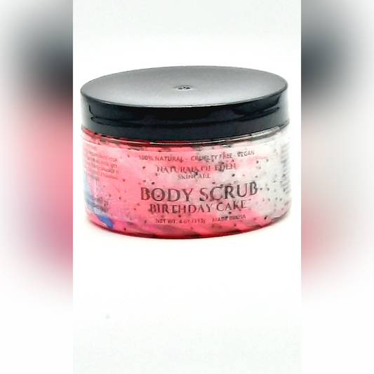 BODY SCRUB - BIRTHDAY CAKE W/ POPPY SEEDS